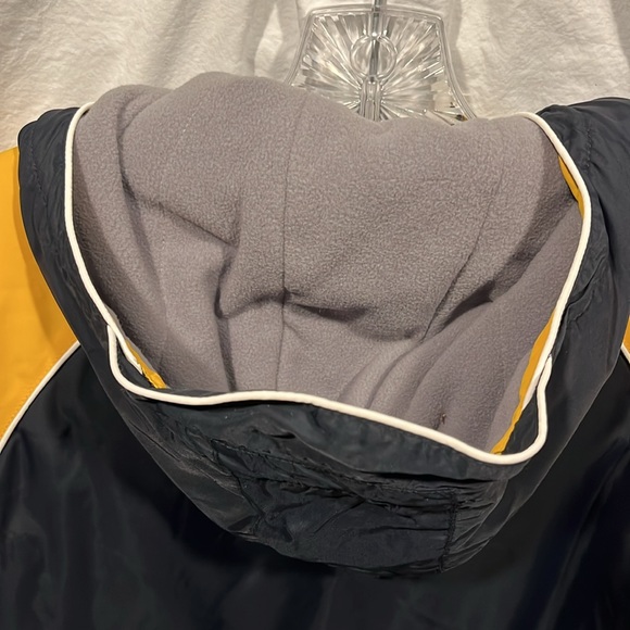 NAUTICA BIG BOY LOGO size 12-14 Hooded zip up w pockets EUC WINTER COAT w detail - Picture 8 of 9